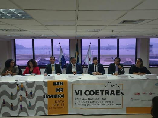 ABVTEX no VI Encontro Nacional das Comissões Estaduais para Erradicação do Trabalho Escravo