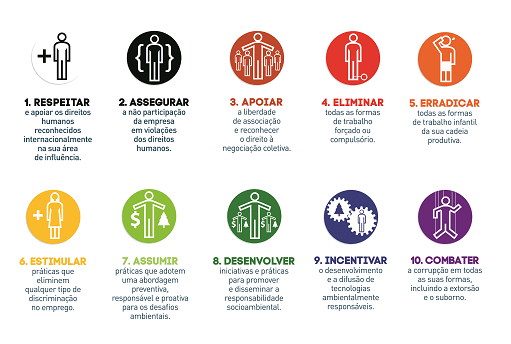 Os princípios do Pacto Global da ONU relacionados aos Direitos Humanos