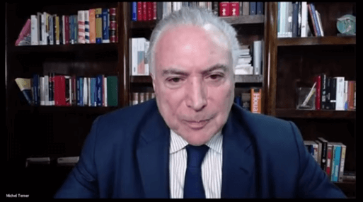 Instituto Unidos pelo Brasil promove palestra com ex-presidente Michel Temer