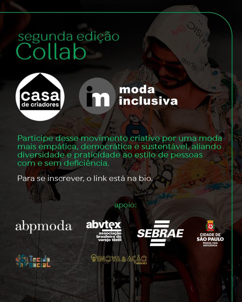 Collab Moda Inclusiva & Casa de Criadores seleciona looks inclusivos com soluções para pessoas com deficiência 